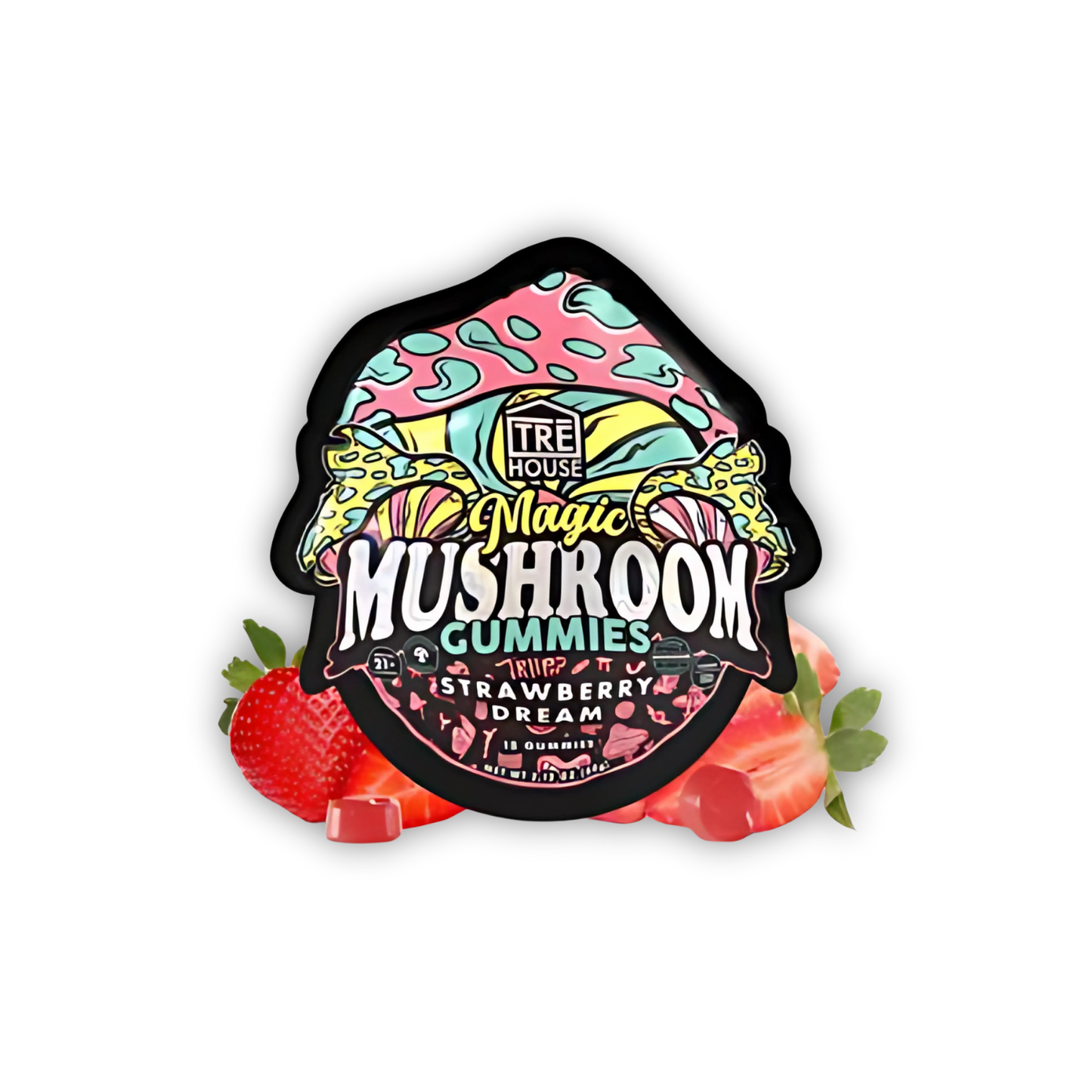 Strawberry Dream Magic Mushroom Gummies - Green Planet