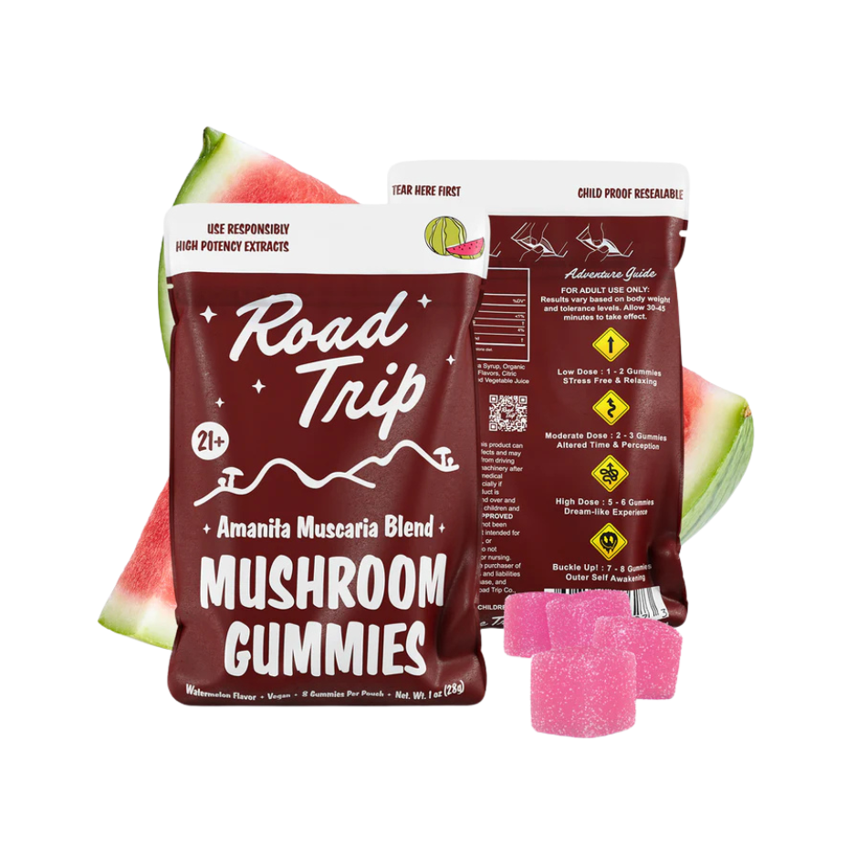Road Trip - Amanita Muscaria Mushroom Gummies - Watermelon - Green Planet