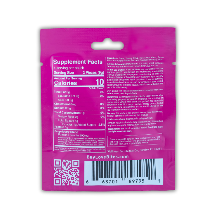 Love Bites – Male & Female Enhancement Gummies