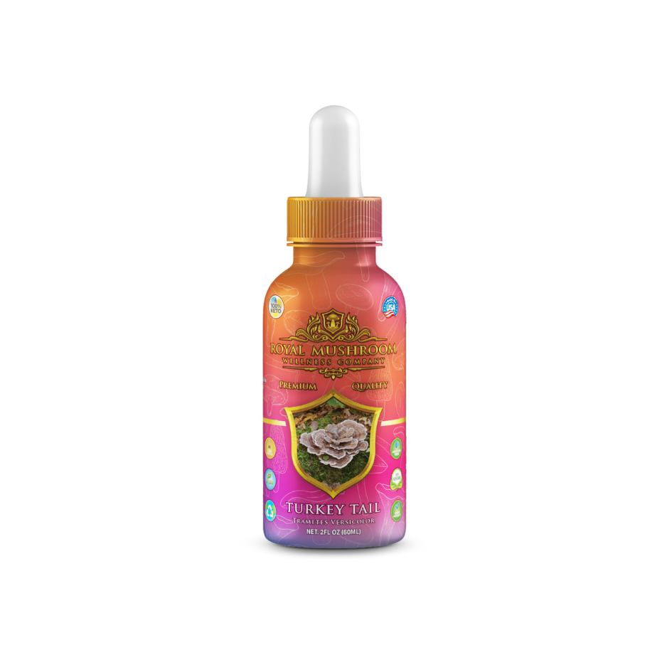 Turkey Tail Mushroom Oil Tincture 60ml - Green Planet
