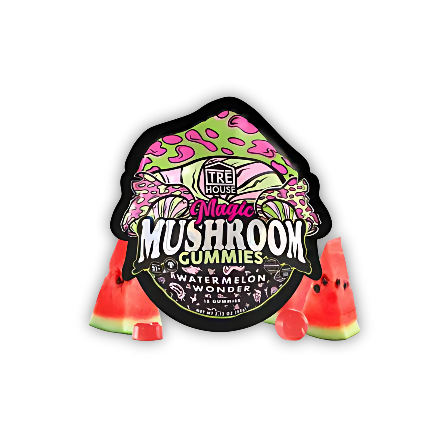 Watermelon Wonder Magic Mushroom Gummies - Green Planet