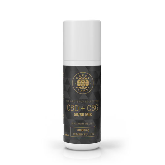 CBD + CBG 20,000Mg 50/50 Mix Pain Relief Roll-On 3 Oz. - Green Planet