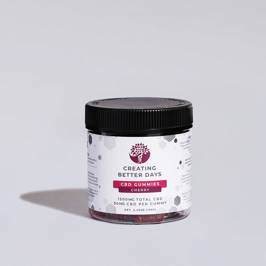 Cherry CBD Gummies 1500 MG - THC Free - Green Planet