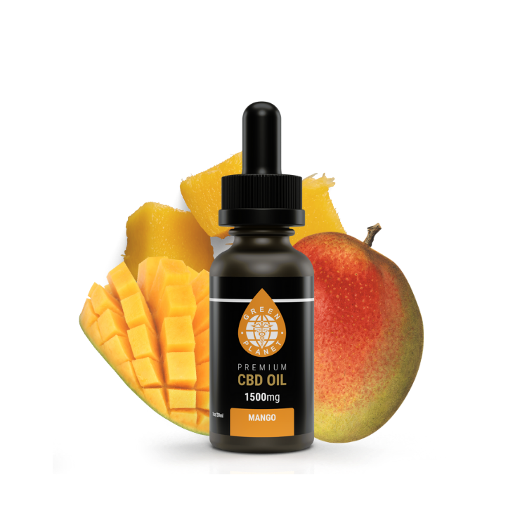 Full Spectrum Tincture 1500Mg Mango Flavor 30ml - Green Planet