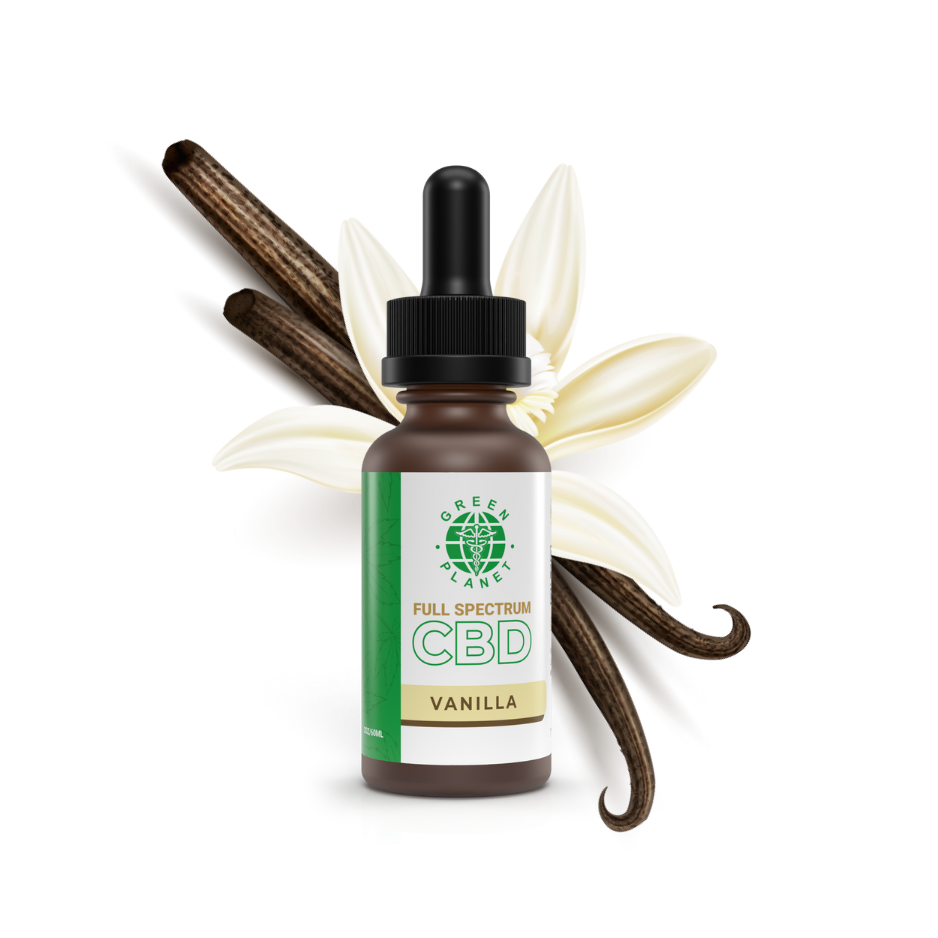 Full Spectrum Tinctures Vanilla Flavor 60ml - Green Planet