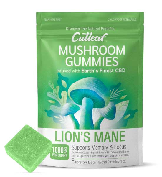 Lion’s Mane 1000MG Mushroom Gummies - Green Planet