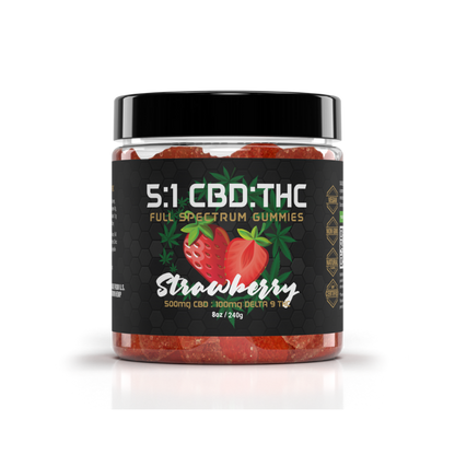 5:1 CBD THC Strawberry Flavor