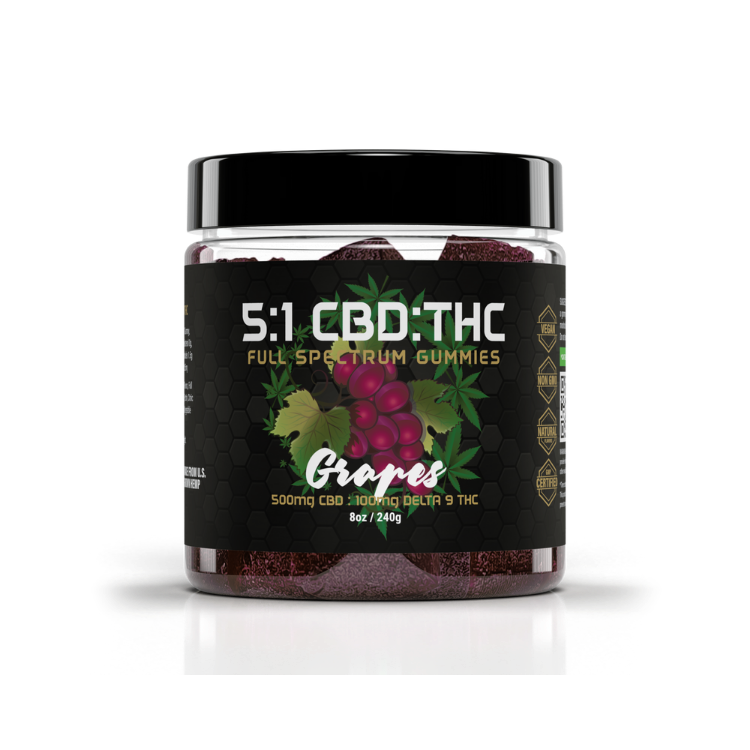 5:1 CBD THC Grape Flavor