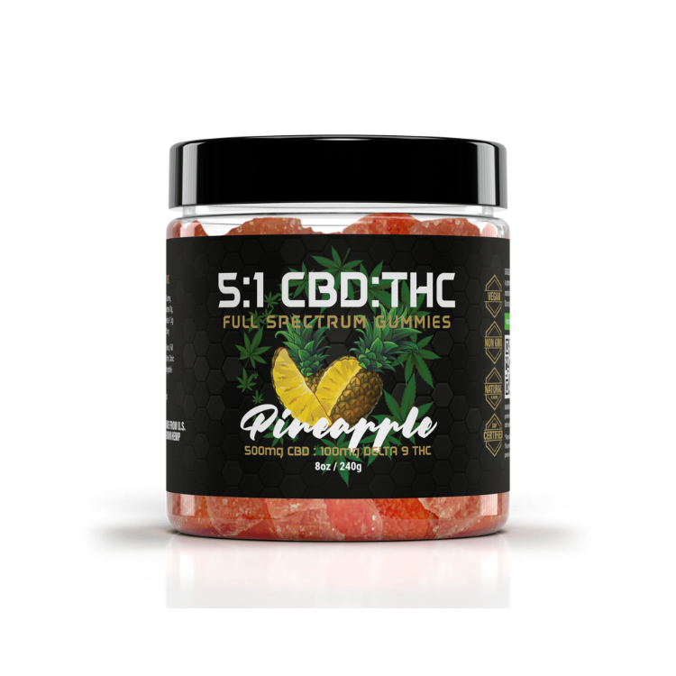 5:1 CBD THC Pineapple Flavor