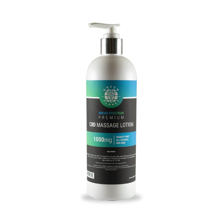 CBD Infused Massage Lotion