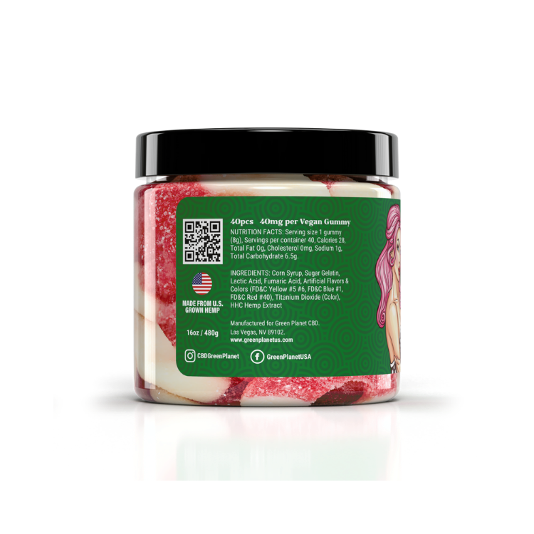 HHC Gummy Rings Watermelon 1600Mg