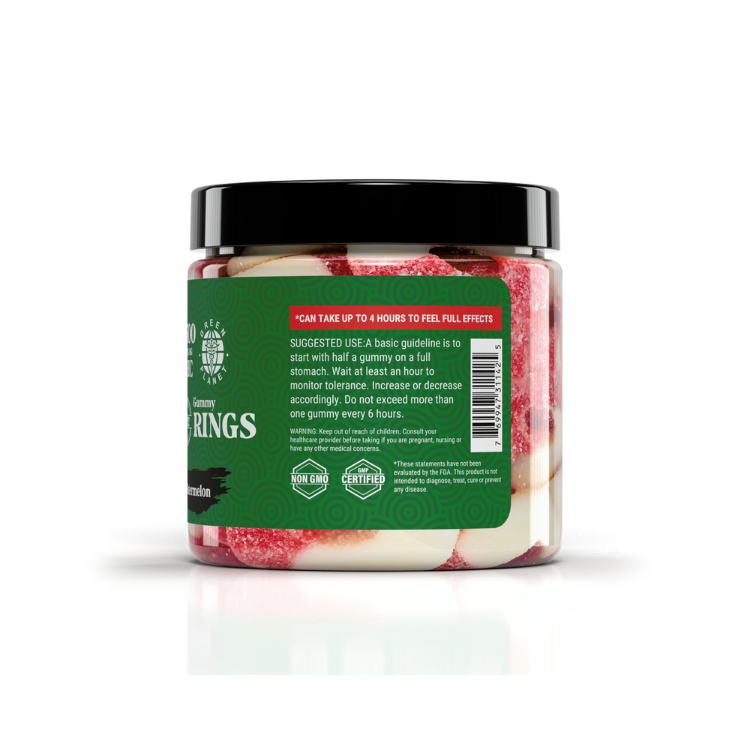 HHC Gummy Rings Watermelon 1600Mg