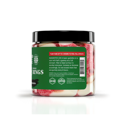 HHC Gummy Rings Watermelon 1600Mg