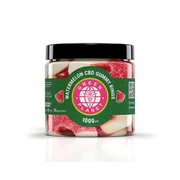 Watermelon Gummy Rings 500/1000Mg CBD