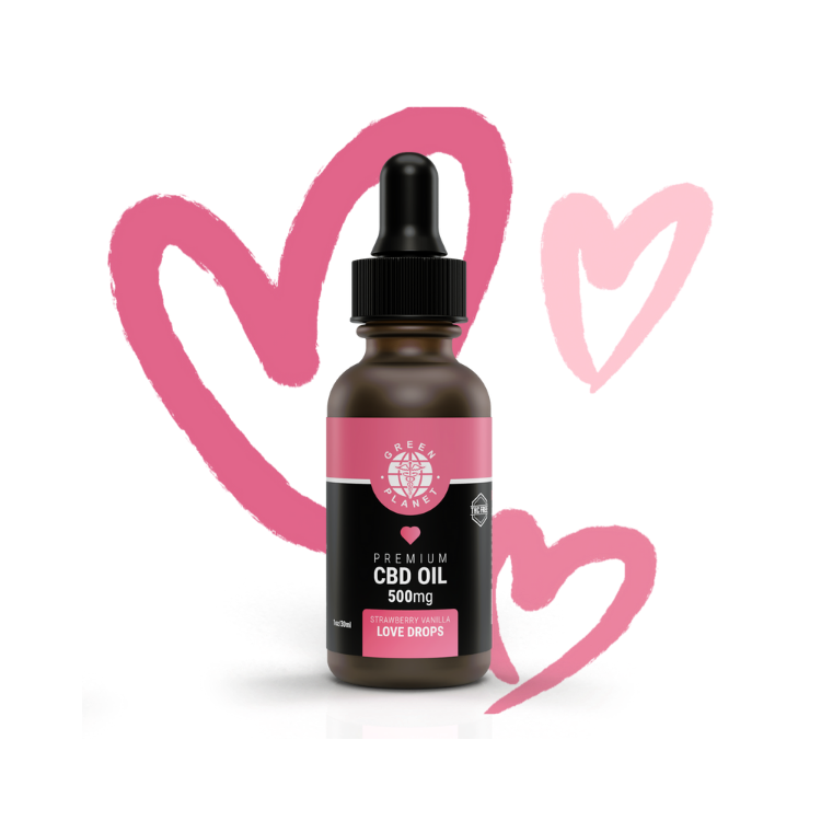 Broad Spectrum Love Drops Tincture 500Mg