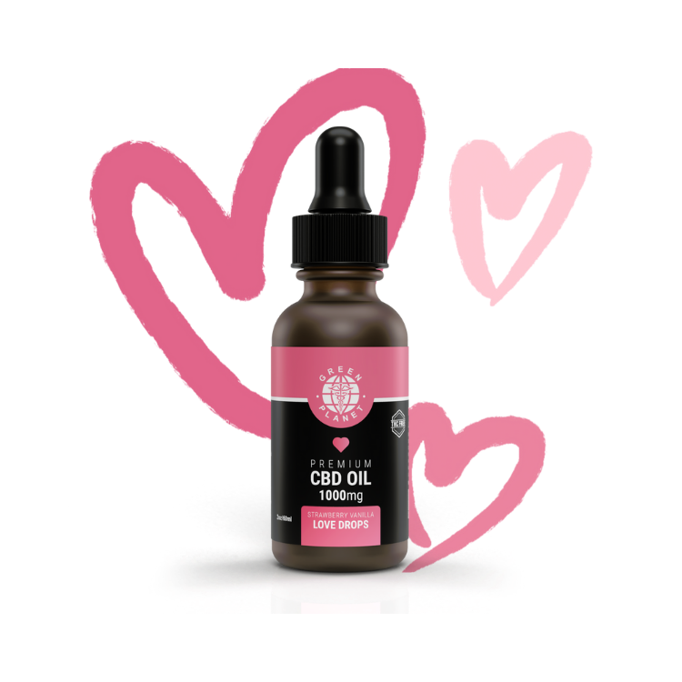 Broad Spectrum Love Drops Tincture 1000Mg