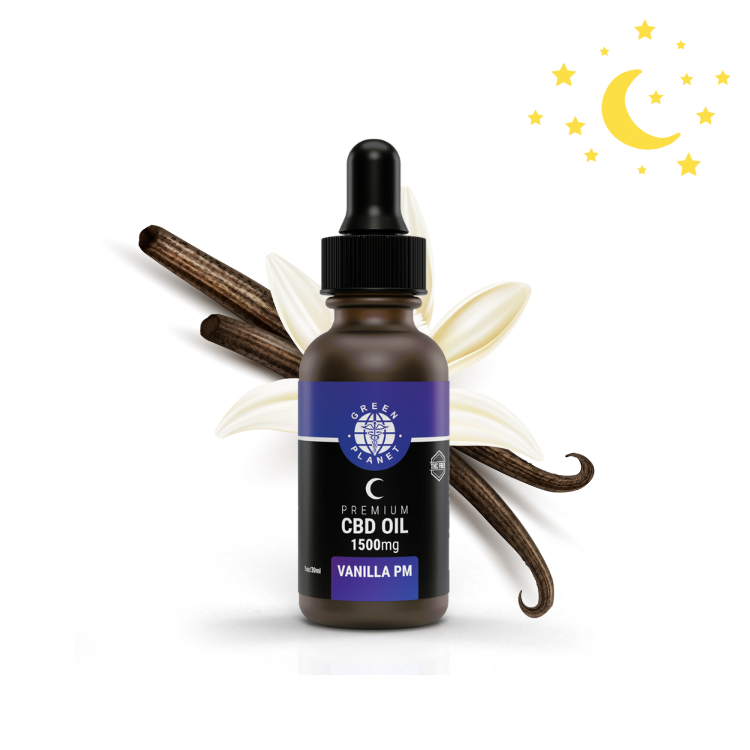 Night Time Tincture Vanilla Flavor 750/1500/3000Mg CBD 30/60ml