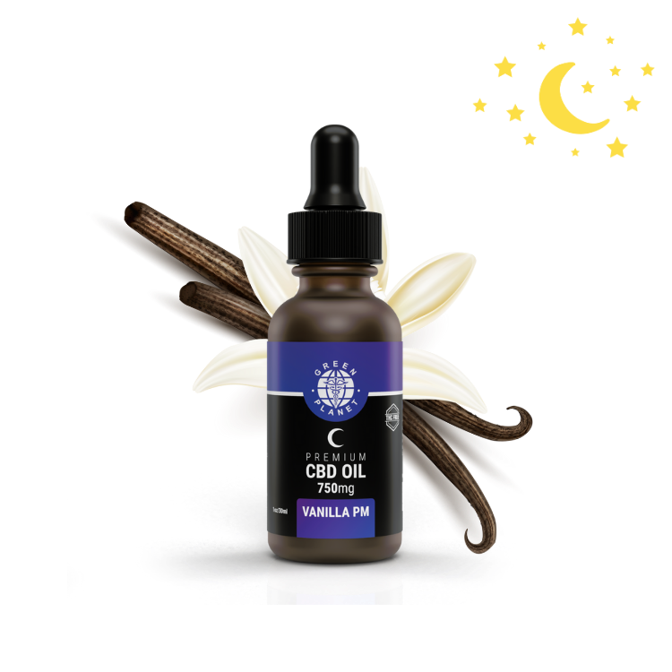 Night Time Tincture Vanilla Flavor 750/1500/3000Mg CBD 30/60ml