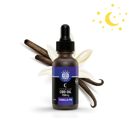 Night Time Tincture Vanilla Flavor 750/1500/3000Mg CBD 30/60ml