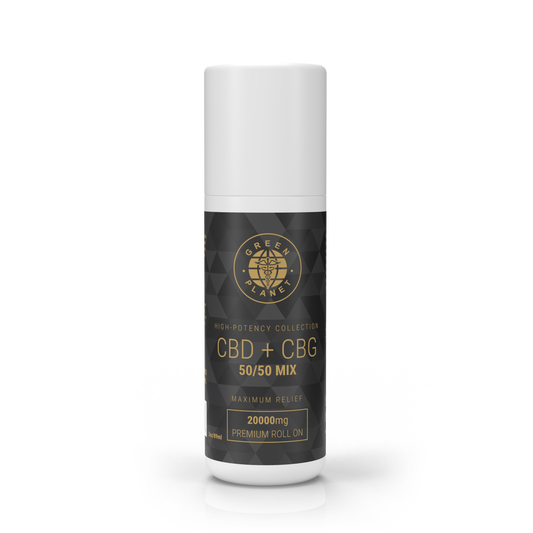 CBD + CBG 20,000Mg 50/50 Mix Pain Relief Roll-On 3 Oz.