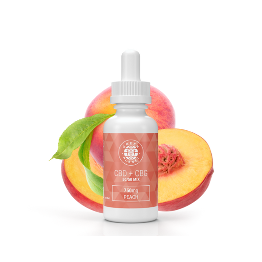 CBD + CBG 750Mg 50/50 Mix Peach Flavor 30ml