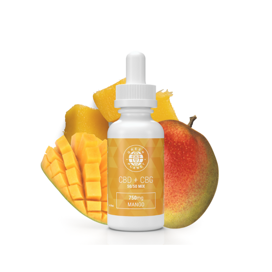 CBD + CBG 750Mg 50/50 Mix Mango Flavor 30ml