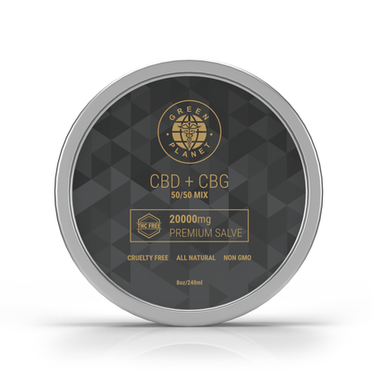 CBD + CBG 20,000MG 50/50 Mix Pain Relief Salve 8oz.