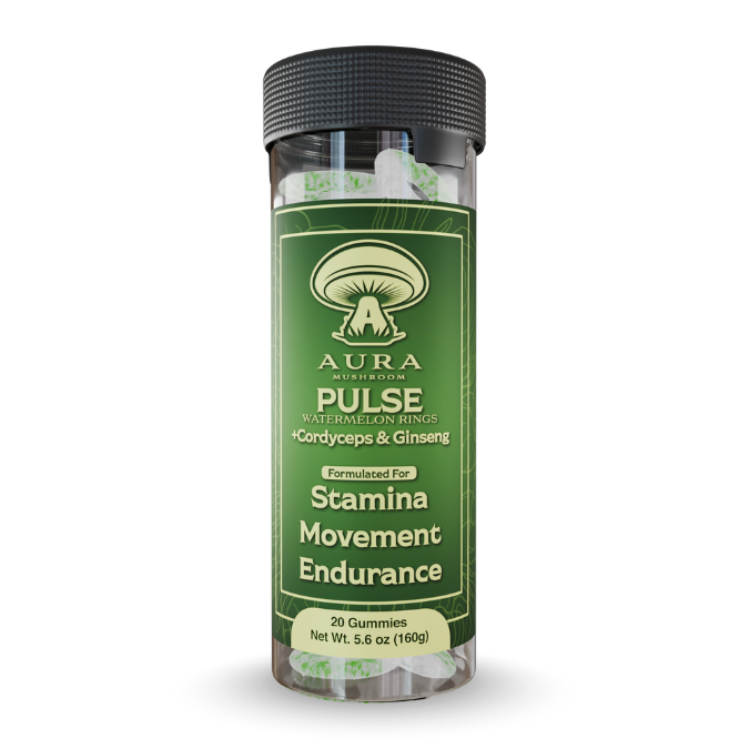 PULSE Watermelon Rings  Cordyceps & Ginseng | Aura Mushroom