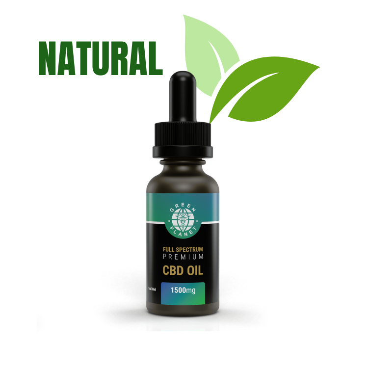 Full Spectrum Tincture 750/1500Mg CBD Natural Flavor 30ml