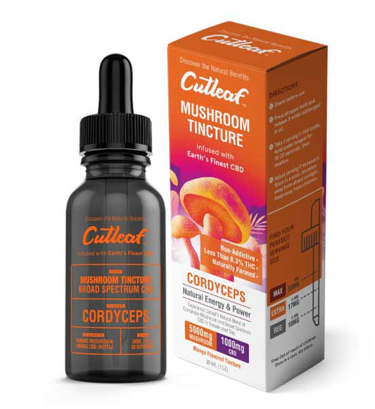 Cordyceps Tincture 5000MG Mushroom 1000MG CBD