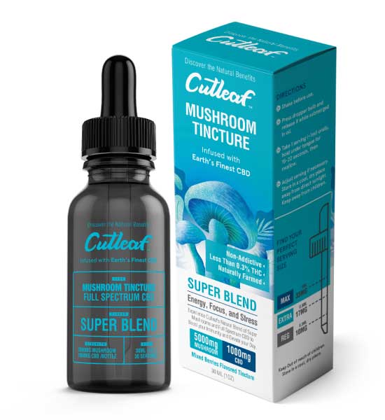 Super Blend Tincture 5000MG Mushroom 1000MG CBD