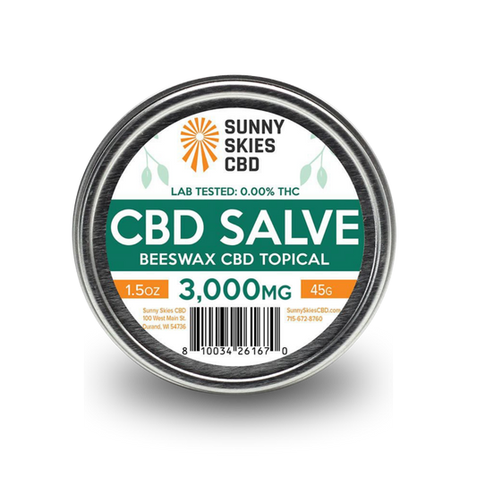 Sunny Skies CBD Beeswax Salve 3000mg | 1.5 oz