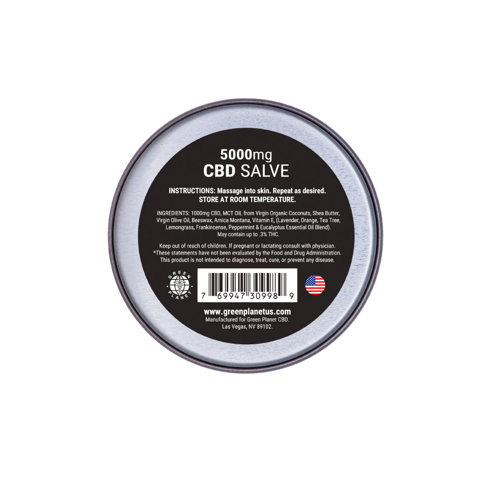 Pain Relief Salve 5000Mg CBD 4 Oz.